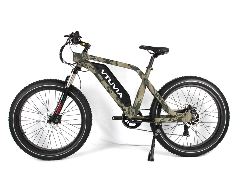 500W/750W/1000W 26 Inch 100 Nm Shimano 7-Speed MTB Fat Tire Electric Mountain Bike Snow Cruiser E Bike